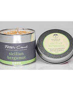 Potters Crouch Candle Tin Sicilian Bergamot